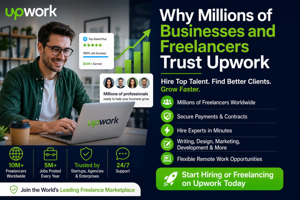 Why Freelancers and Businesses Choose Upwork to Grow Faster in 2026