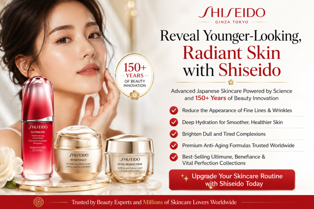 Why Beauty Experts Trust Shiseido for Younger-Looking, Healthier Skin