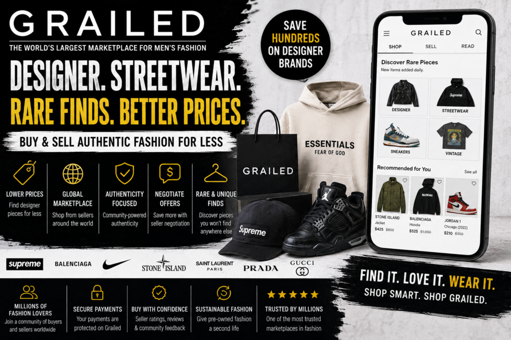Why Smart Fashion Buyers Use Grailed to Find Designer Pieces for Less