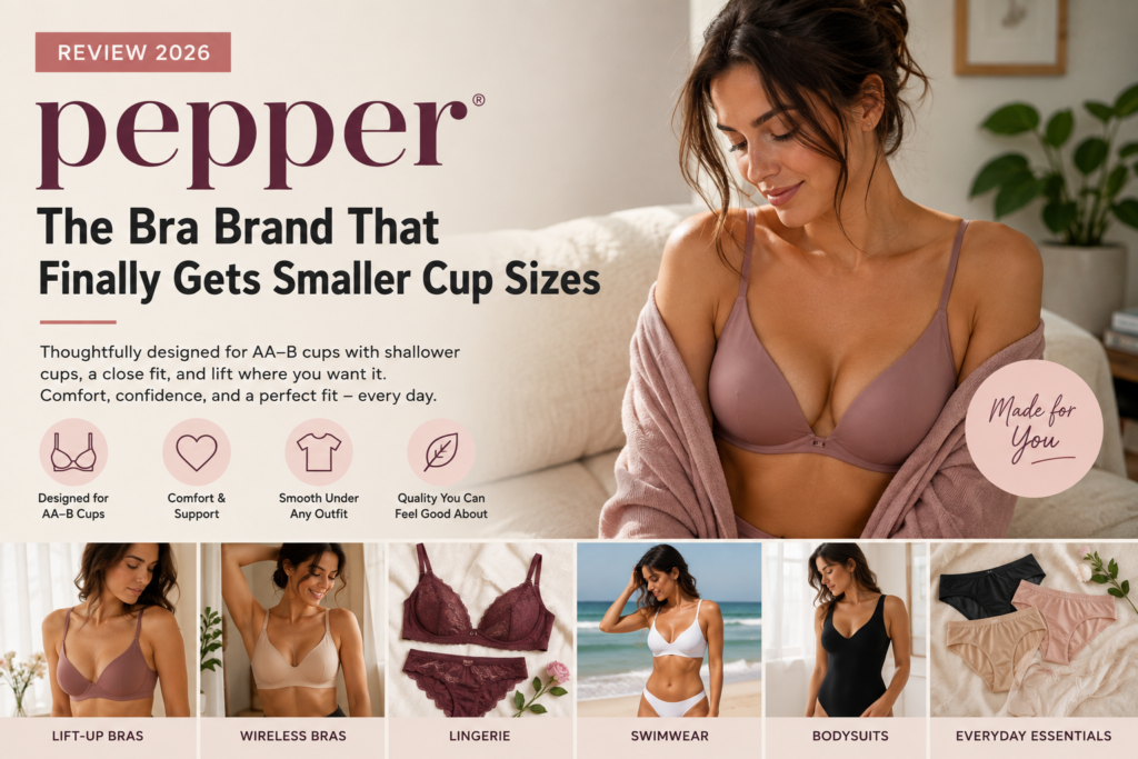 Pepper Review 2026: The Bra Brand That Finally Understands Smaller Cup Sizes