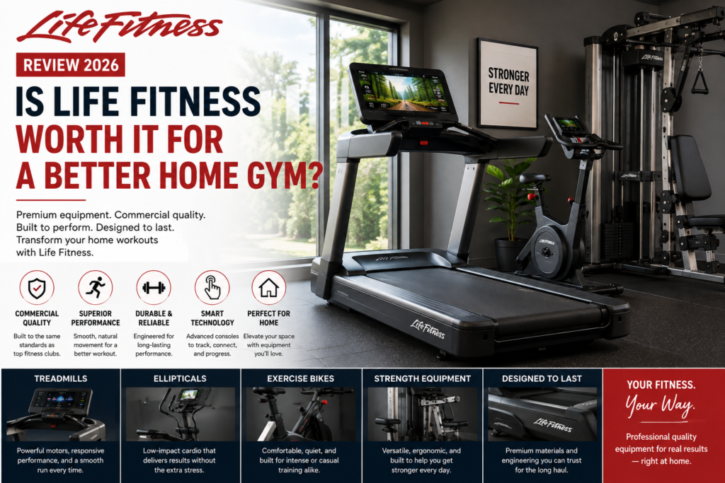Life Fitness Review 2026: Is Life Fitness Worth It for a Better Home Gym?