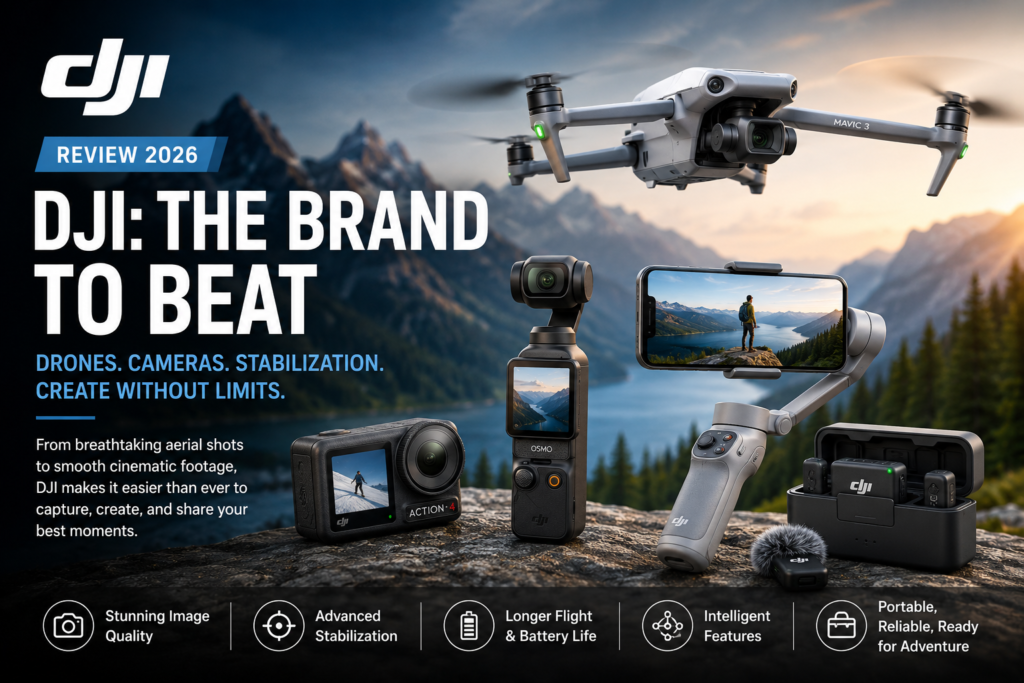 DJI Review 2026: Why DJI Is Still the Brand to Beat for Drones, Cameras and Creative Gear