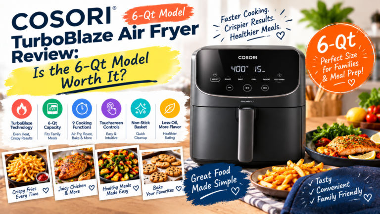 COSORI TurboBlaze Air Fryer Review: Is the 6-Qt Model Worth It?