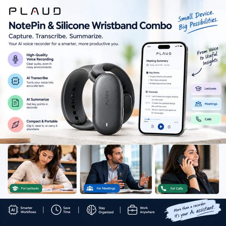 Plaud NotePin & Silicone Wristband Combo Review 2026: Is This Wearable AI Voice Recorder Worth Buying?